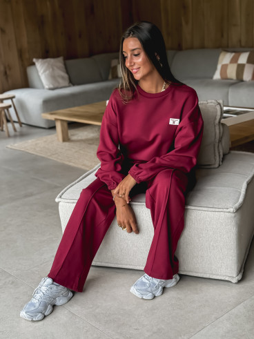 Pull Isalia - Bordeaux