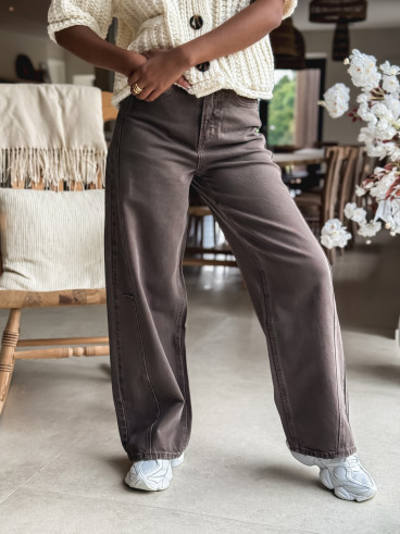 Jeans Naoma - Marron