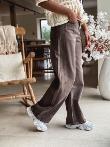 Jeans Naoma - Marron