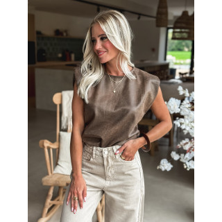 Blouse Naëlys - Marron