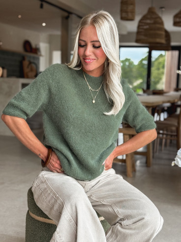 Pull Romana - Vert