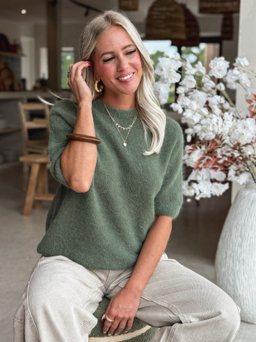 Pull Romana - Vert