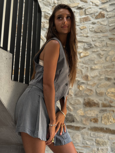 Gilet sans manches Loumia - Gris