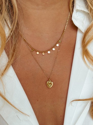 Collier Caelia - Doré