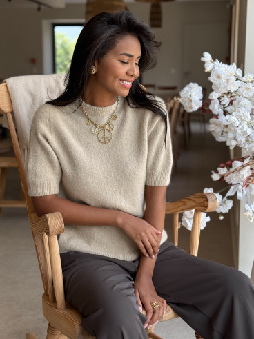 Pull Romana - Beige clair