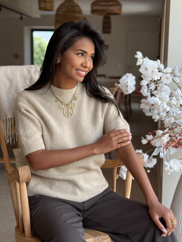 Pull Romana - Beige clair