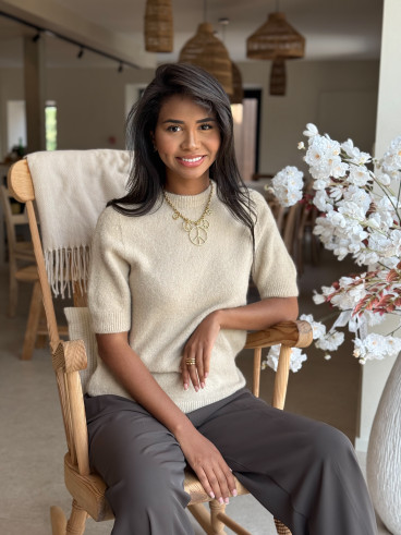 Pull Romana - Beige clair
