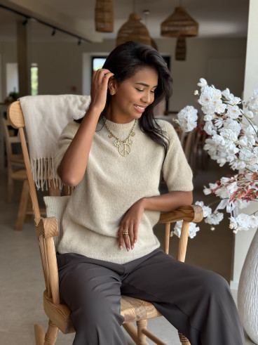 Pull Romana - Beige clair