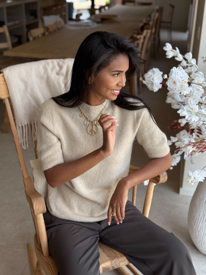 Pull Romana - Beige clair Pull Romana - Beige clair