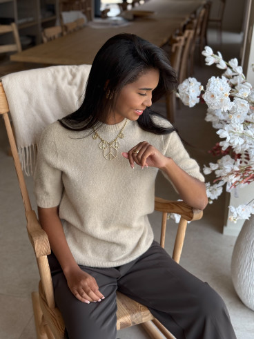 Pull Romana - Beige clair