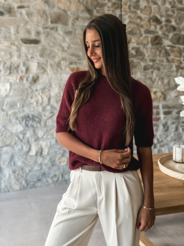 Pull Romana - Bordeaux