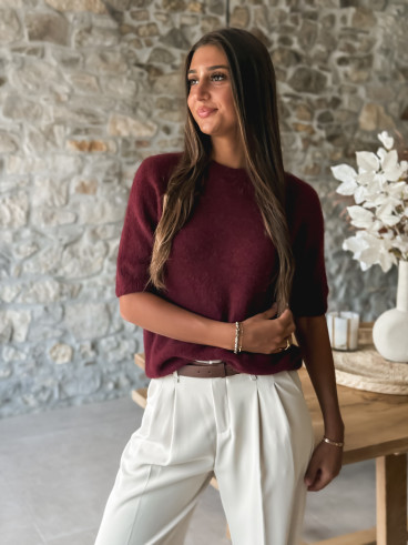 Pull Romana - Bordeaux
