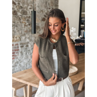 Gilet Chléa - Kaki