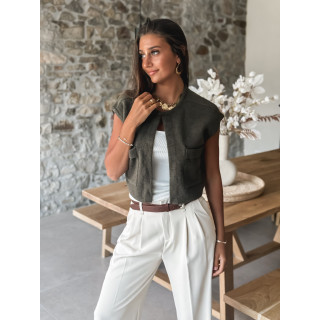 Gilet Chléa - Kaki