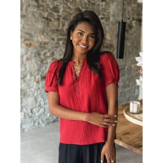 Blouse Farrah - Terracotta