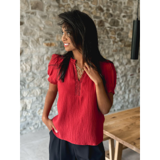Blouse Farrah - Terracotta