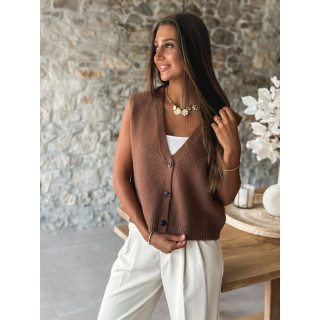 Gilet Lucila - Marron