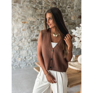 Gilet Lucila - Marron