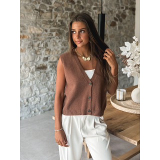 Gilet Lucila - Marron