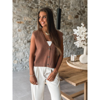 Gilet Lucila - Marron
