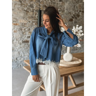 Chemisier Belynda - Bleu jeans