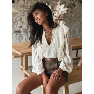 Blouse Laona - Crème