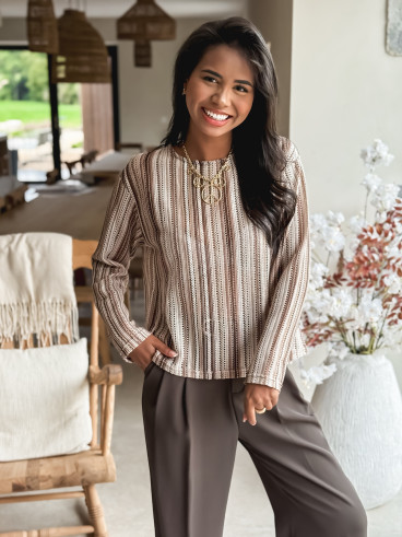 Blouse Manella - Chocolat