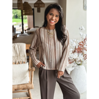 Blouse Manella - Chocolat