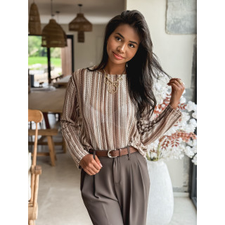Blouse Manella - Chocolat