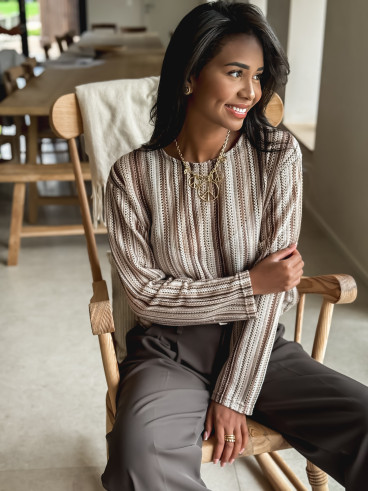 Blouse Manella - Chocolat