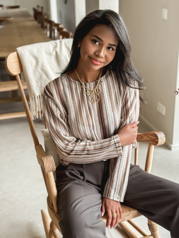 Blouse Manella - Chocolat