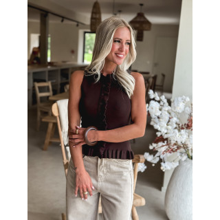 Blouse Milya - Chocolat