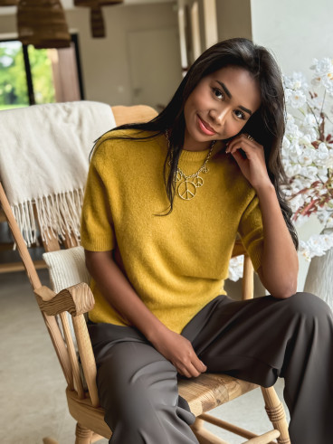 Pull Romana - Moutarde