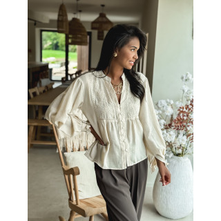 Chemisier Lyah - Beige