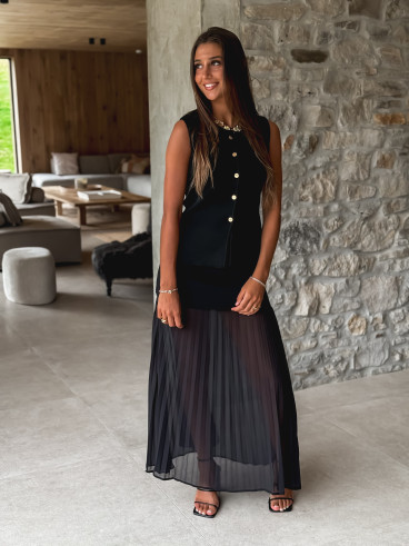 Blouse Eléona - Noir