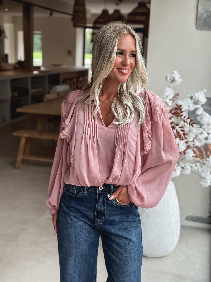 Blouse Laona - Rose