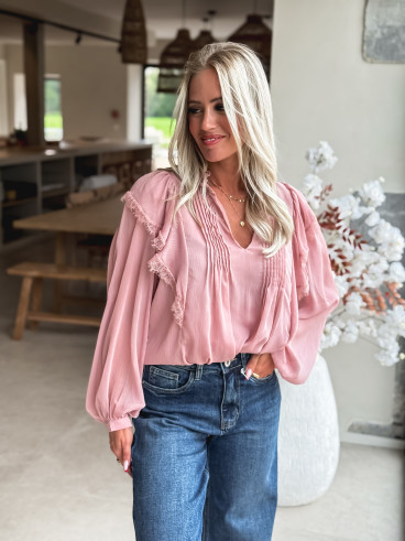 Blouse Laona - Rose