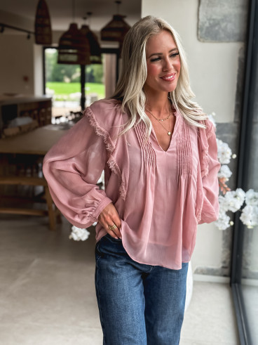 Blouse Laona - Rose