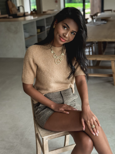 Pull Romana - Beige foncé