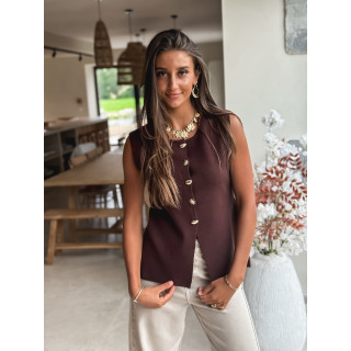 Blouse Serife - Chocolat