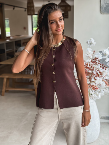 Blouse Serife - Chocolat