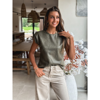 Blouse Naëlys - Kaki foncé