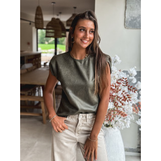 Blouse Naëlys - Kaki foncé