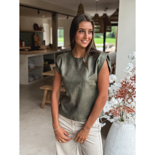 Blouse Naëlys - Kaki foncé