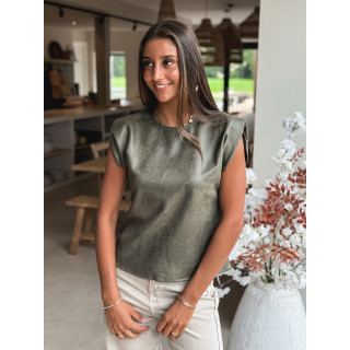 Blouse Naëlys - Kaki foncé