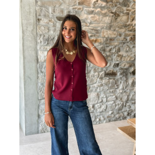 Gilet Inacia - Bordeaux