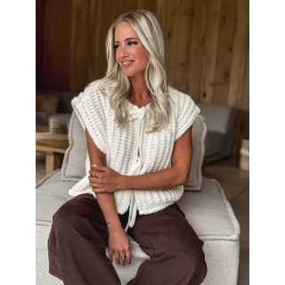 Gilet sans manches Salima - Beige