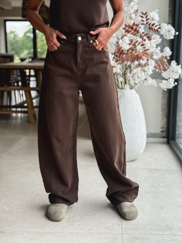 Jeans Naoma - Marron