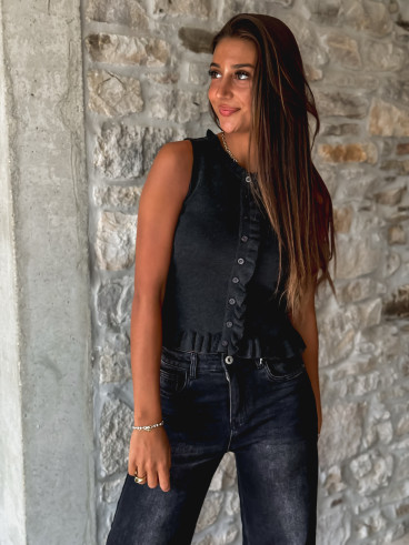 Blouse Milya - Gris foncé