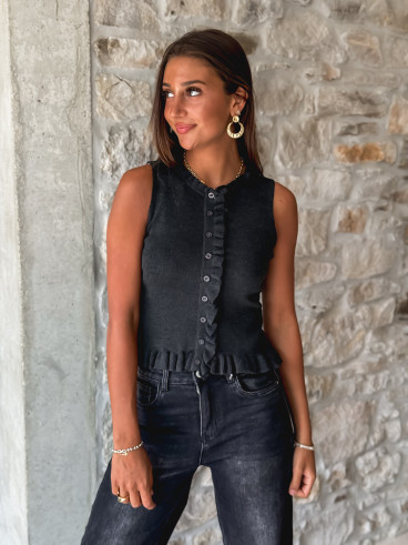 Blouse Milya - Gris foncé